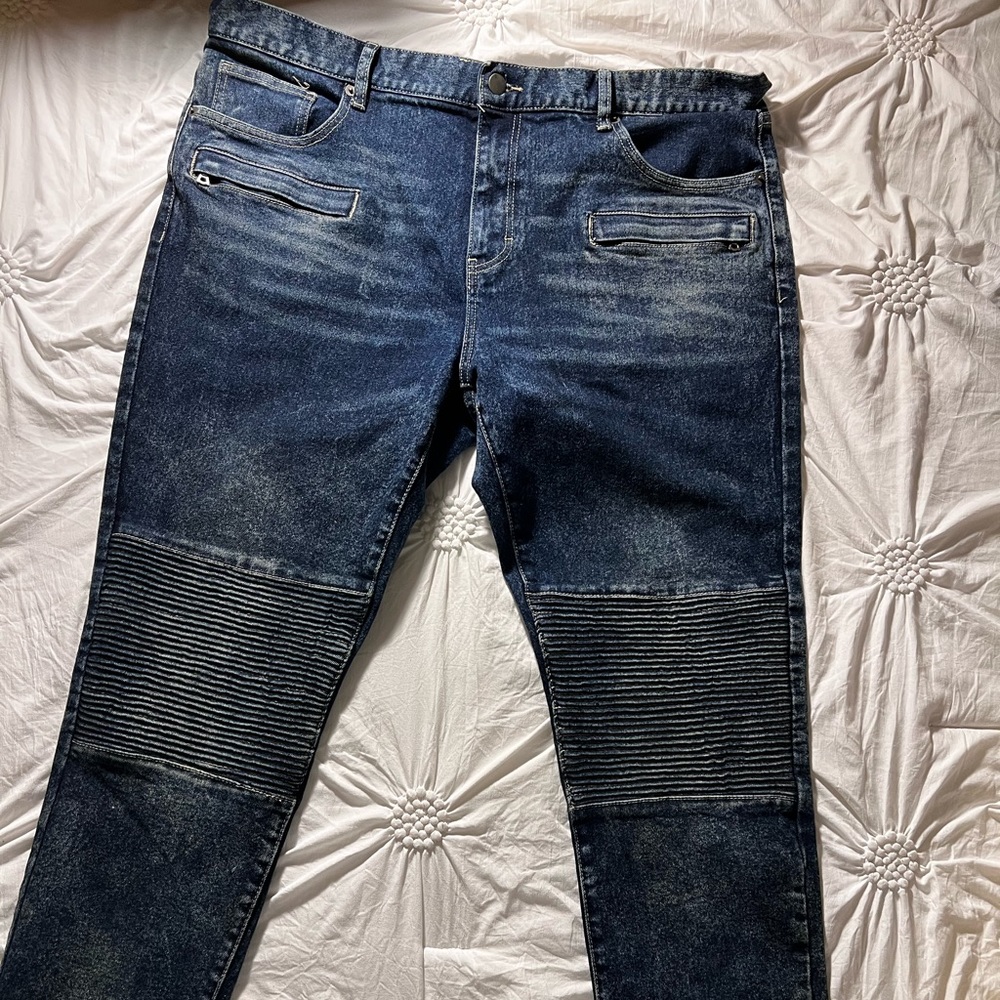 Biker jeans